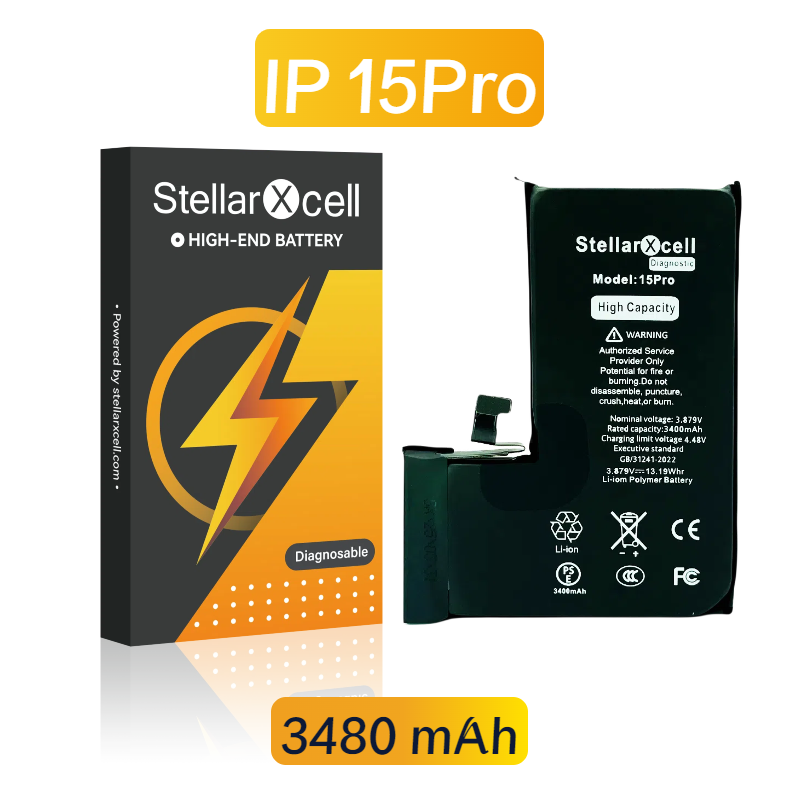 StellarXcell Diagnostic Battery For Iphone15Pro