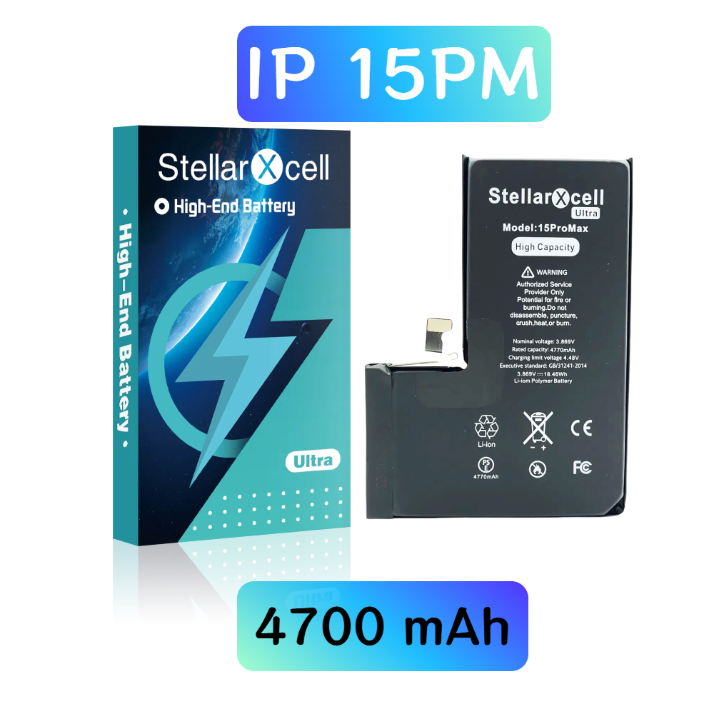 StellarXcell Ultra Battery For IPhone15Pro