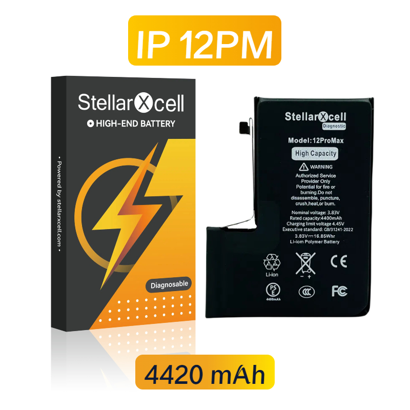 StellarXcell Diagnostic Battery For Iphone12Promax