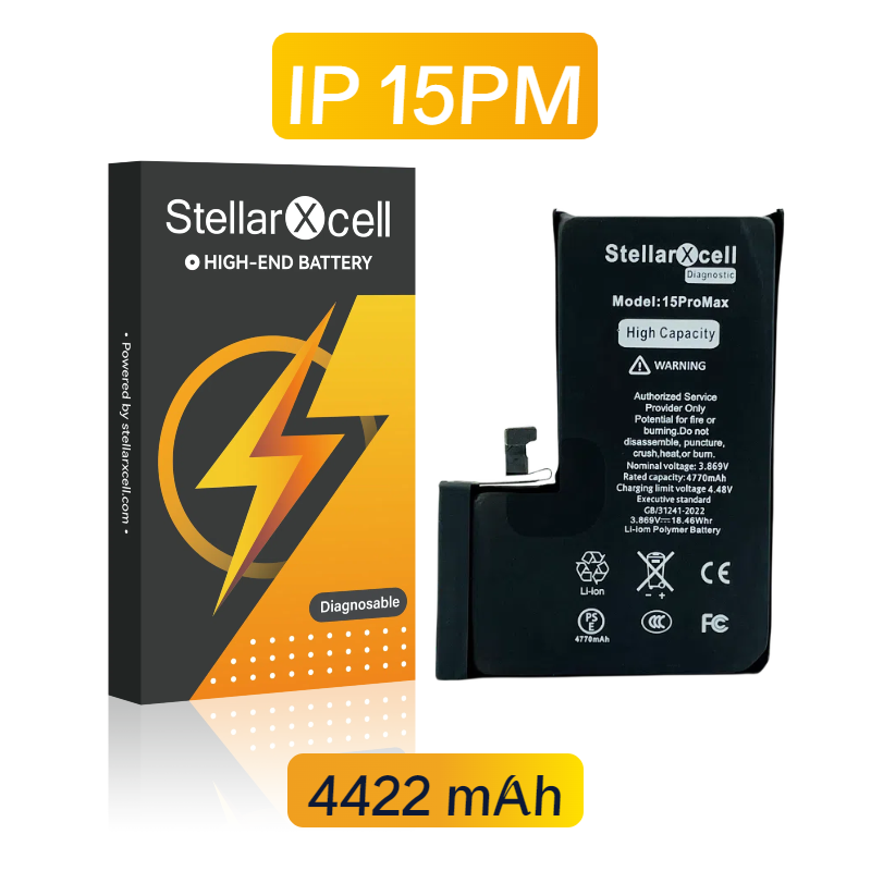 StellarXcell Diagnostic Battery For Iphone15Promax